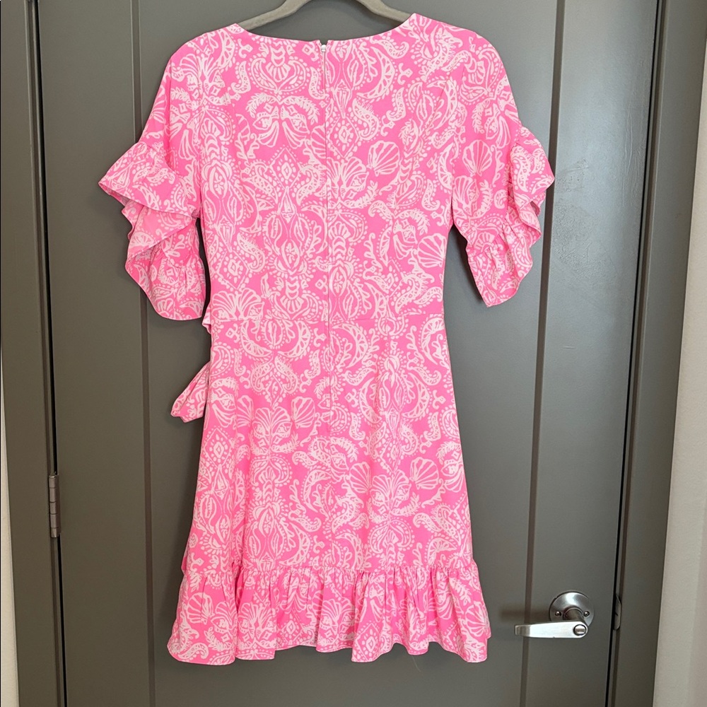 Lilly Pulitzer Pink and White Mini Dress - Picture 5 of 7